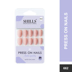 Matte Solid Color Nails Oval(SPN657-SPN666) - Shills Professional
