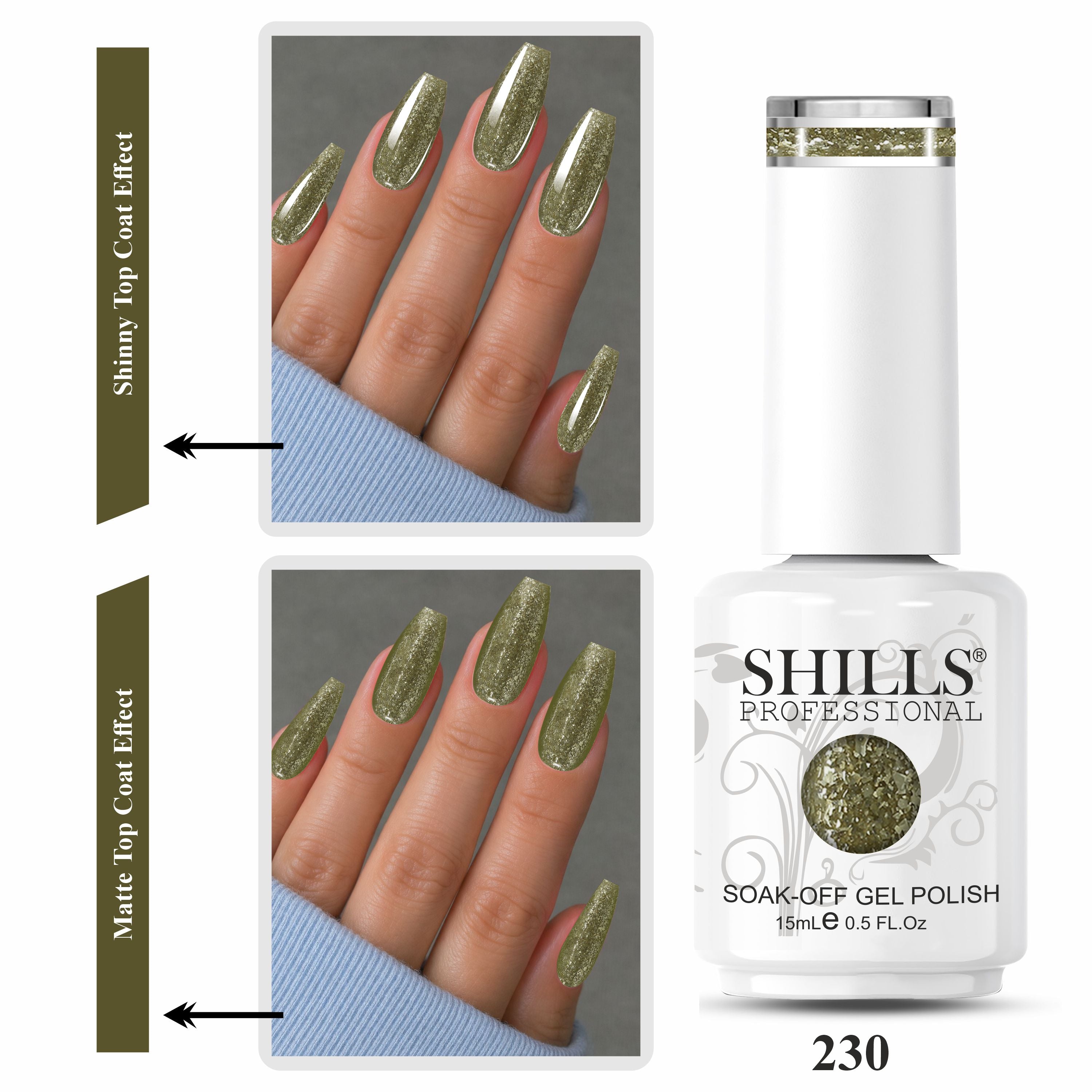 SHILLS PROFESSIONAL UV/LED Platinum Gel Polish 15ml