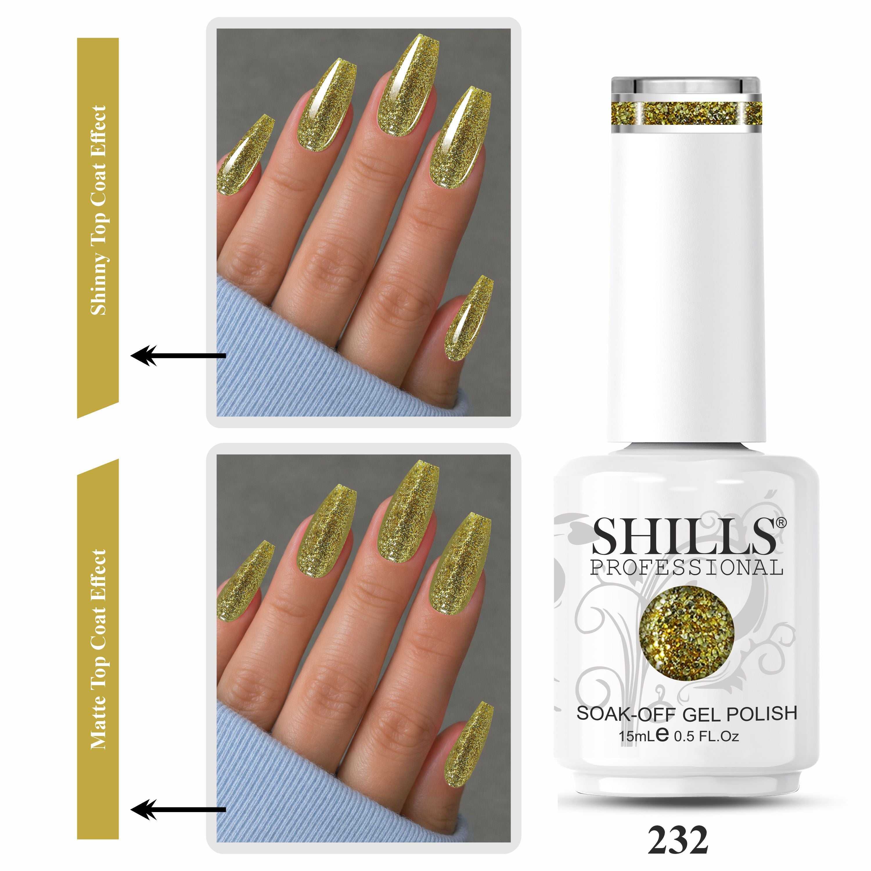 SHILLS PROFESSIONAL UV/LED Platinum Gel Polish 15ml