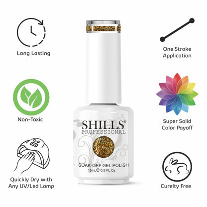 Gel Polish 15ml-233 GLD