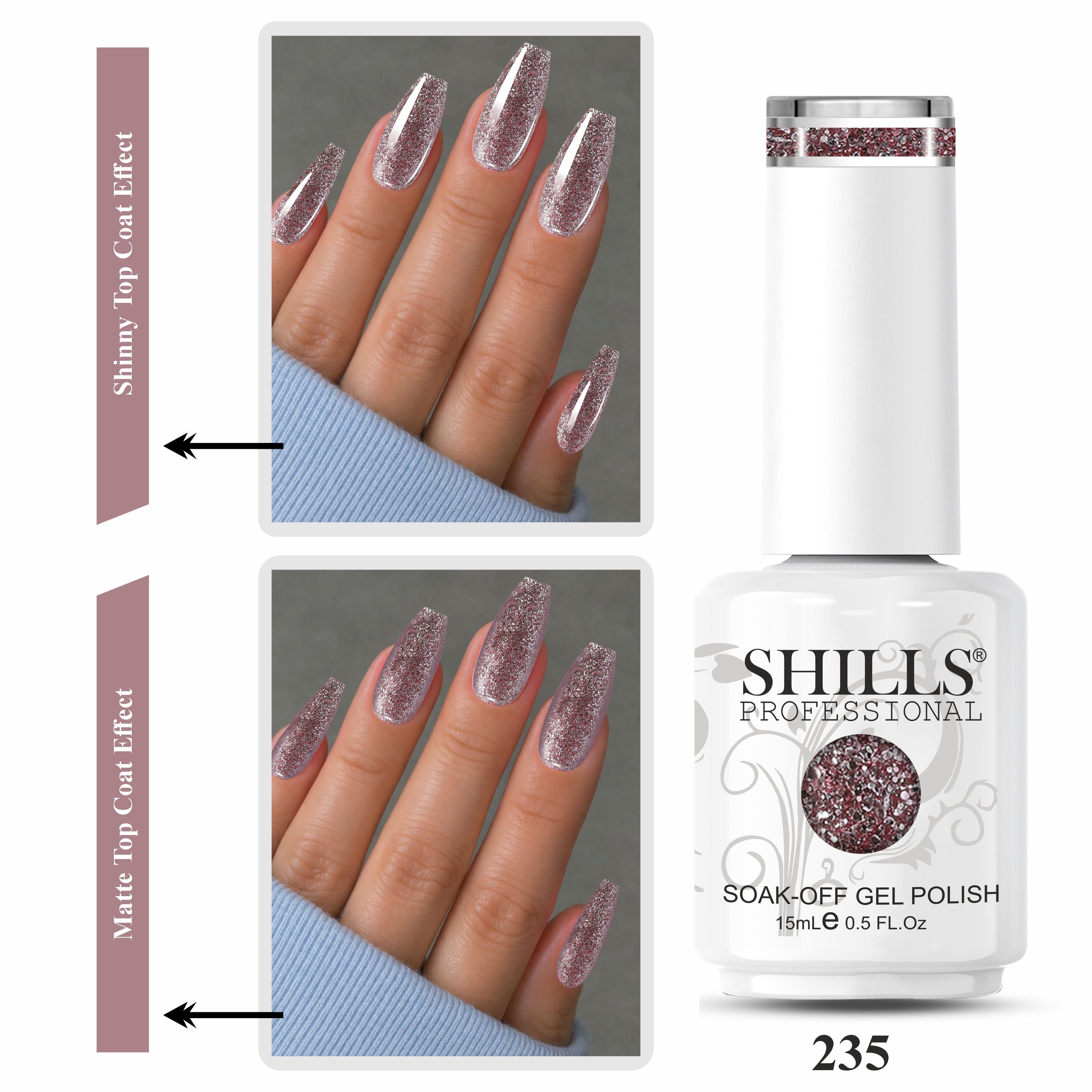 SHILLS PROFESSIONAL UV/LED Platinum Gel Polish 15ml