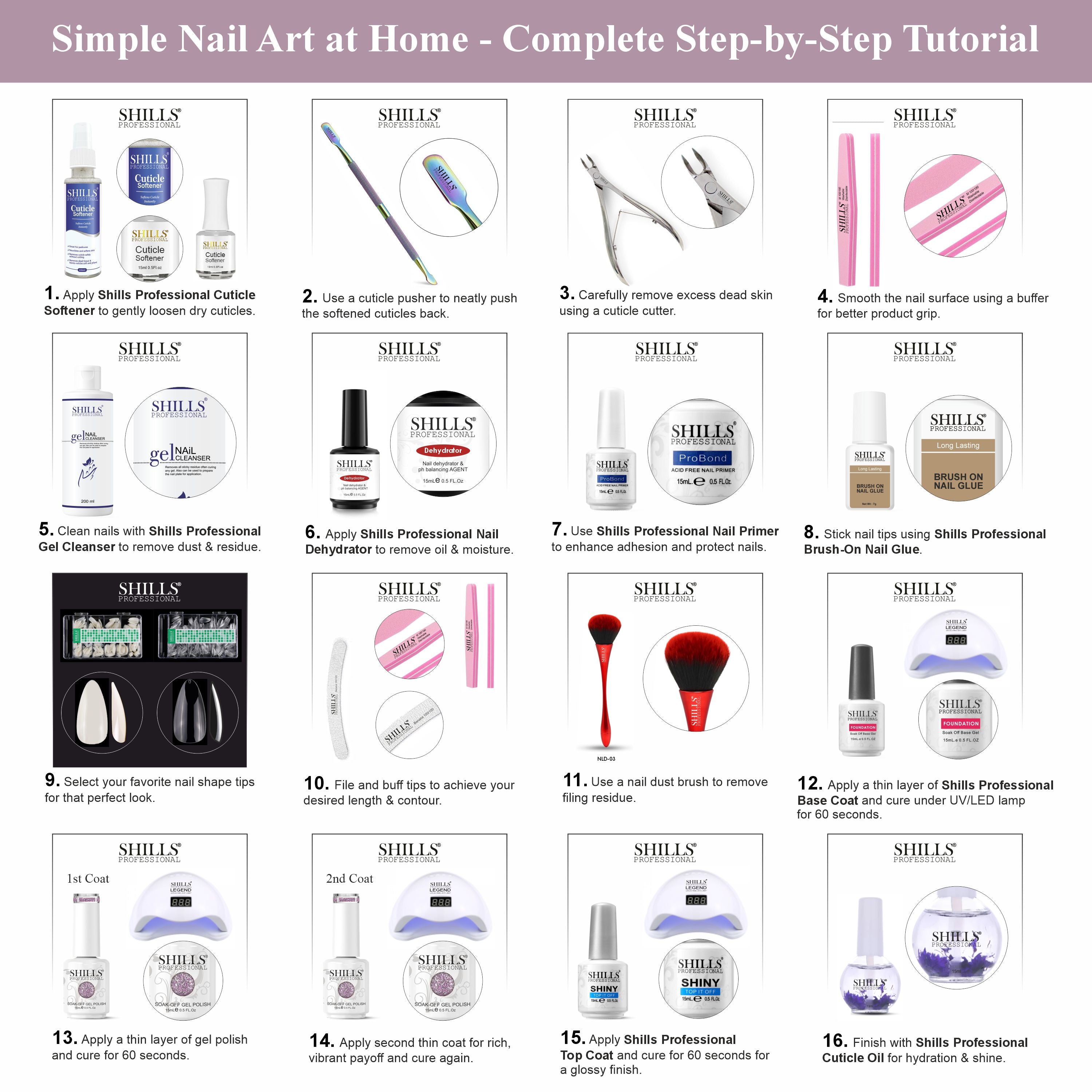 SHILLS PROFESSIONAL UV/LED Platinum Gel Polish 15ml