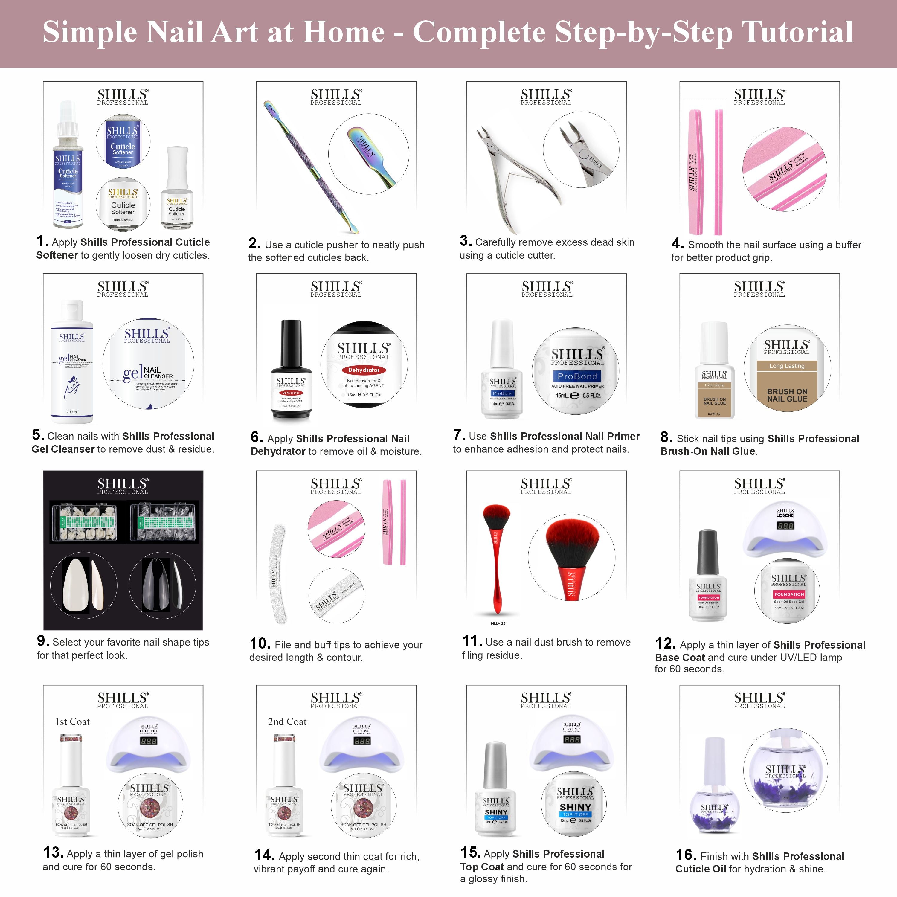 SHILLS PROFESSIONAL UV/LED Shiny Diamond Gel Polish 15ml