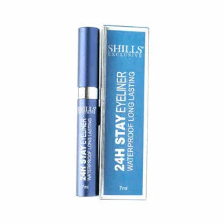24H Stay long lasting Eyeliner Blue - Shills Professional