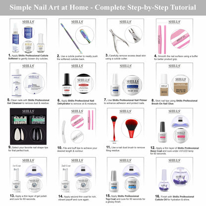 SHILLS PROFESSIONAL Laser Glitter UV/LED Gel Nail Polish 15ml