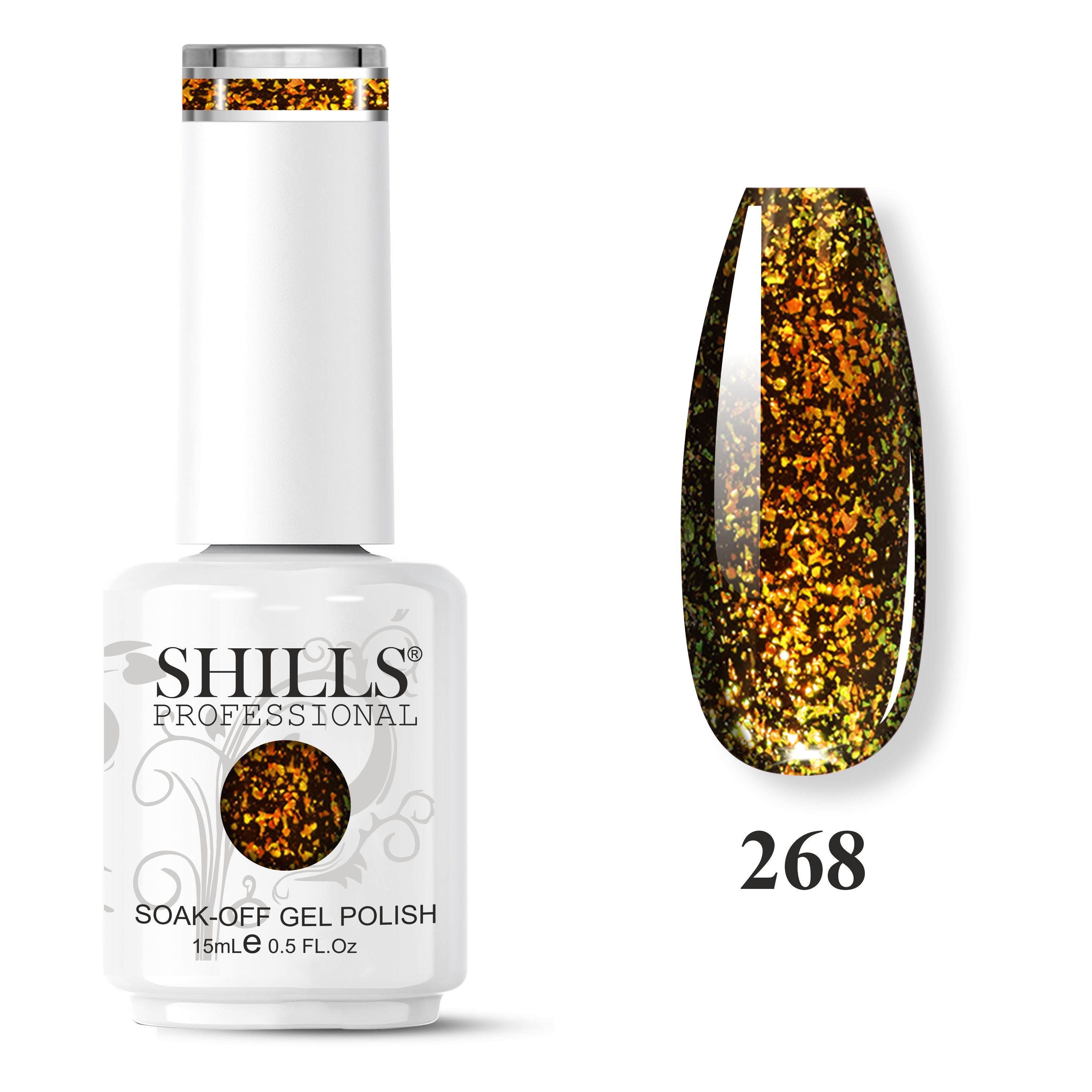 Shills Professional Fireworks UV/LED Gel Nail Polish 15ml SPG267-SPG272