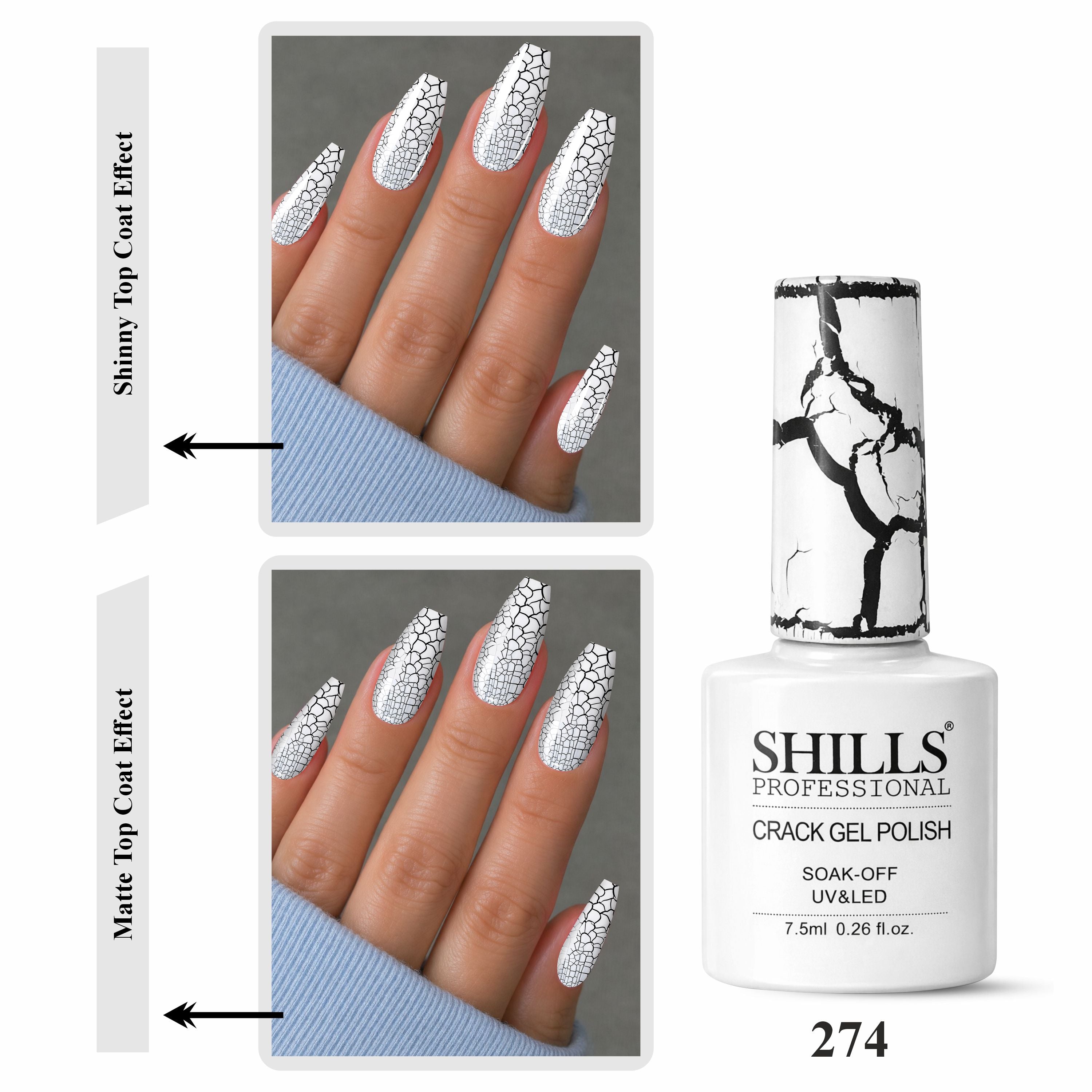 SHILLS PROFESSIONAL UV/LED Crack Gel Polish 15ml