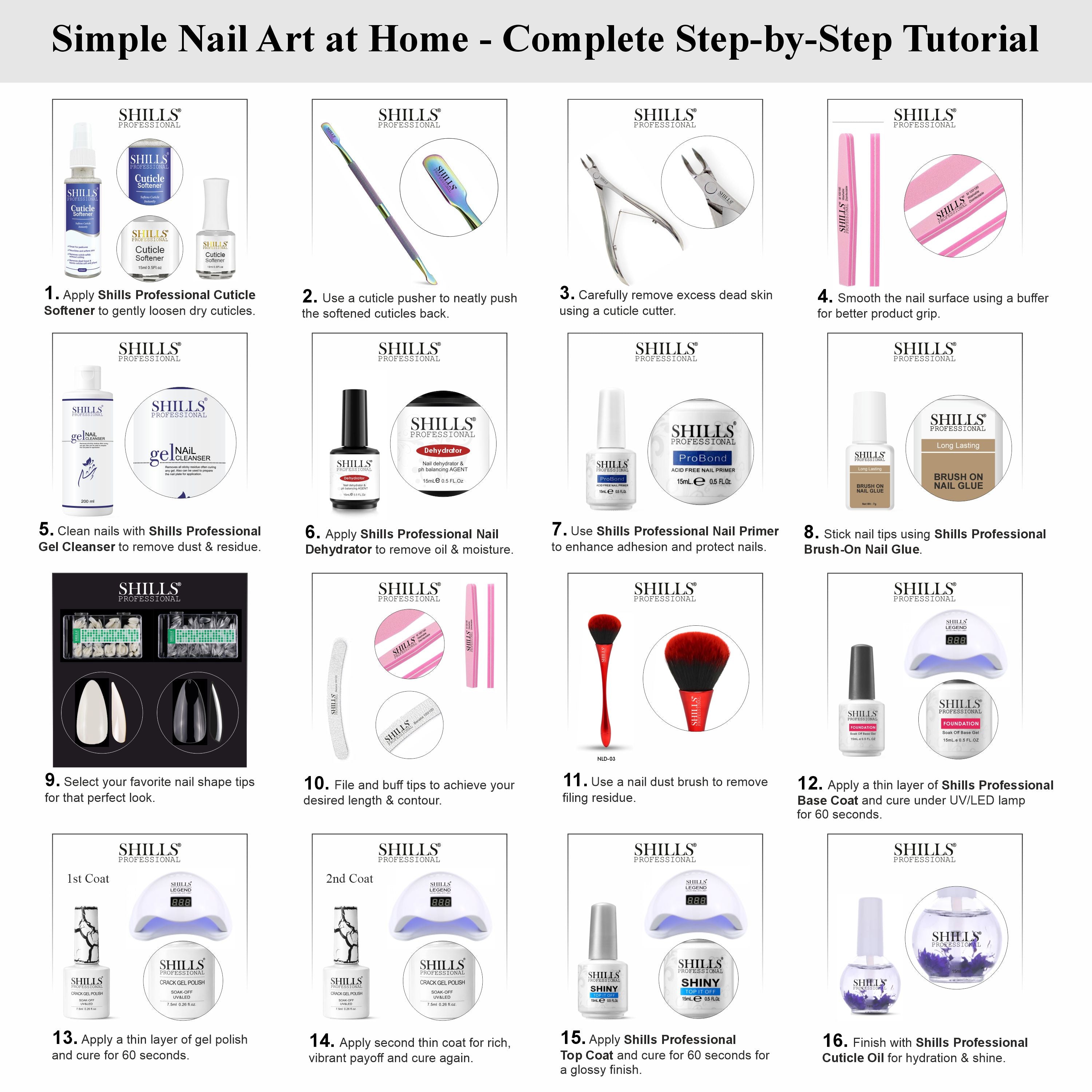 SHILLS PROFESSIONAL UV/LED Crack Gel Polish 15ml