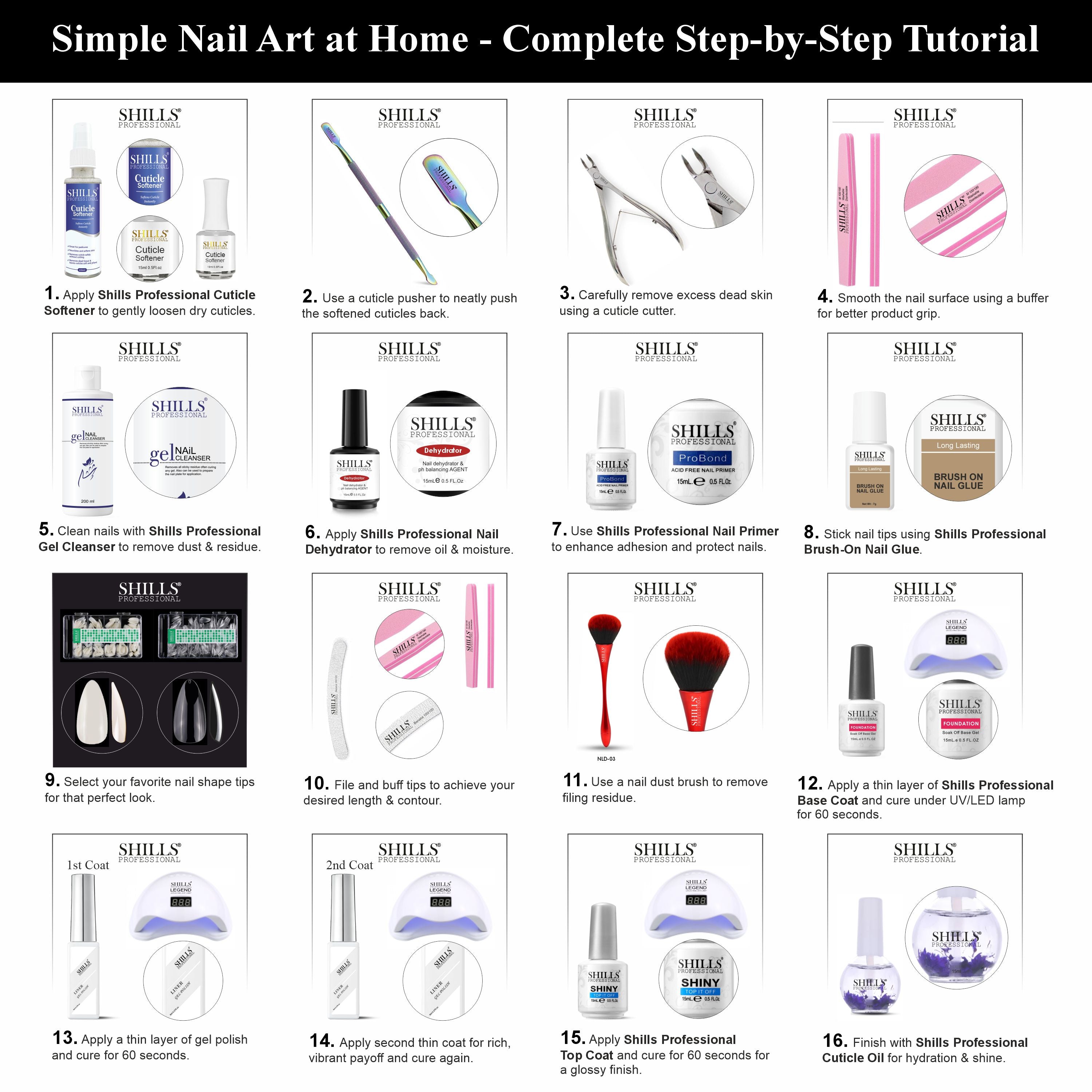 SHILLS PROFESSIONAL UV/LED Liner Gel Polish 15ml