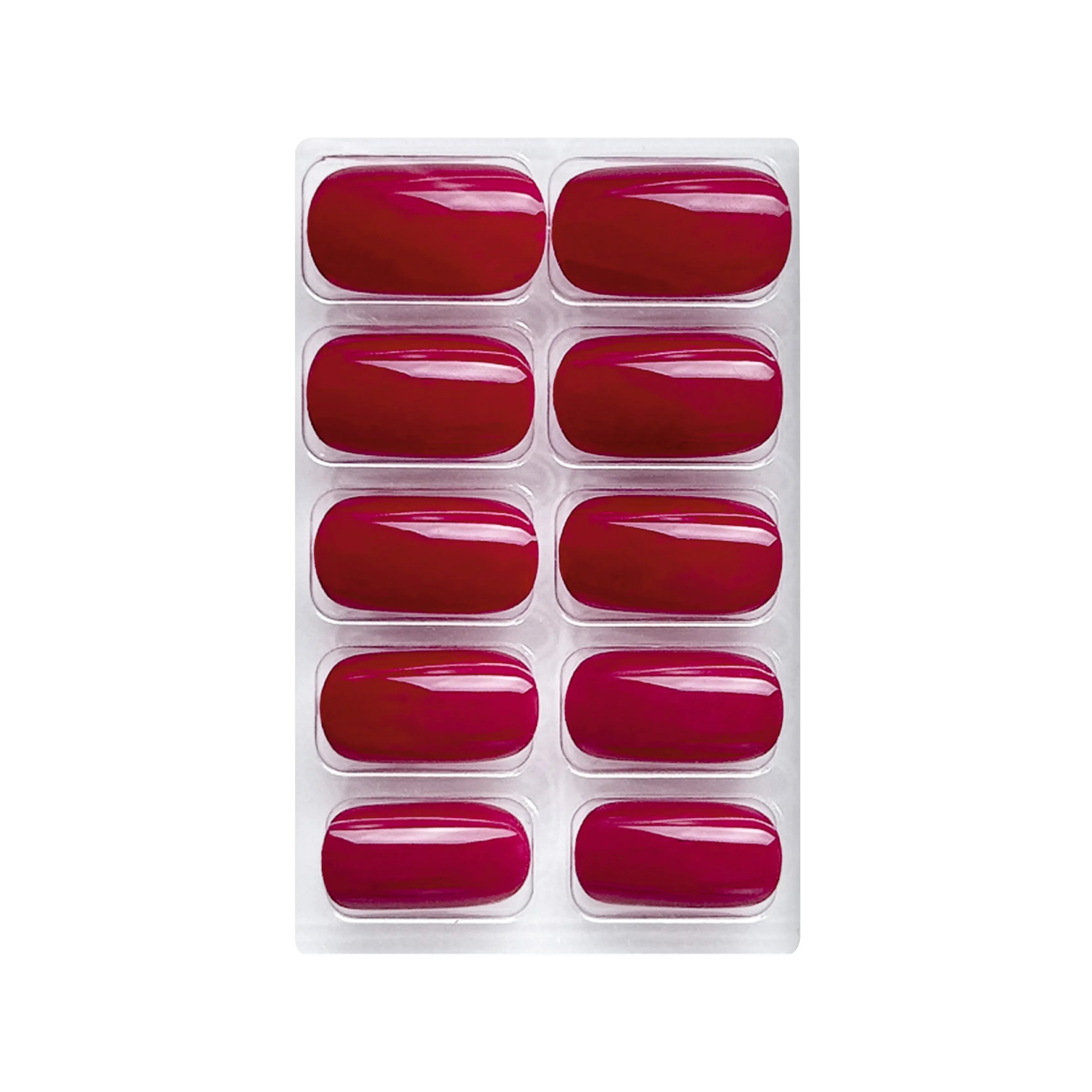 Glossy Solid Color Nails Square(SPN553-SPN578) - Shills Professional