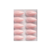 Glossy Solid Color Nails Sharp Almond(SPN631-SPN656) - Shills Professional