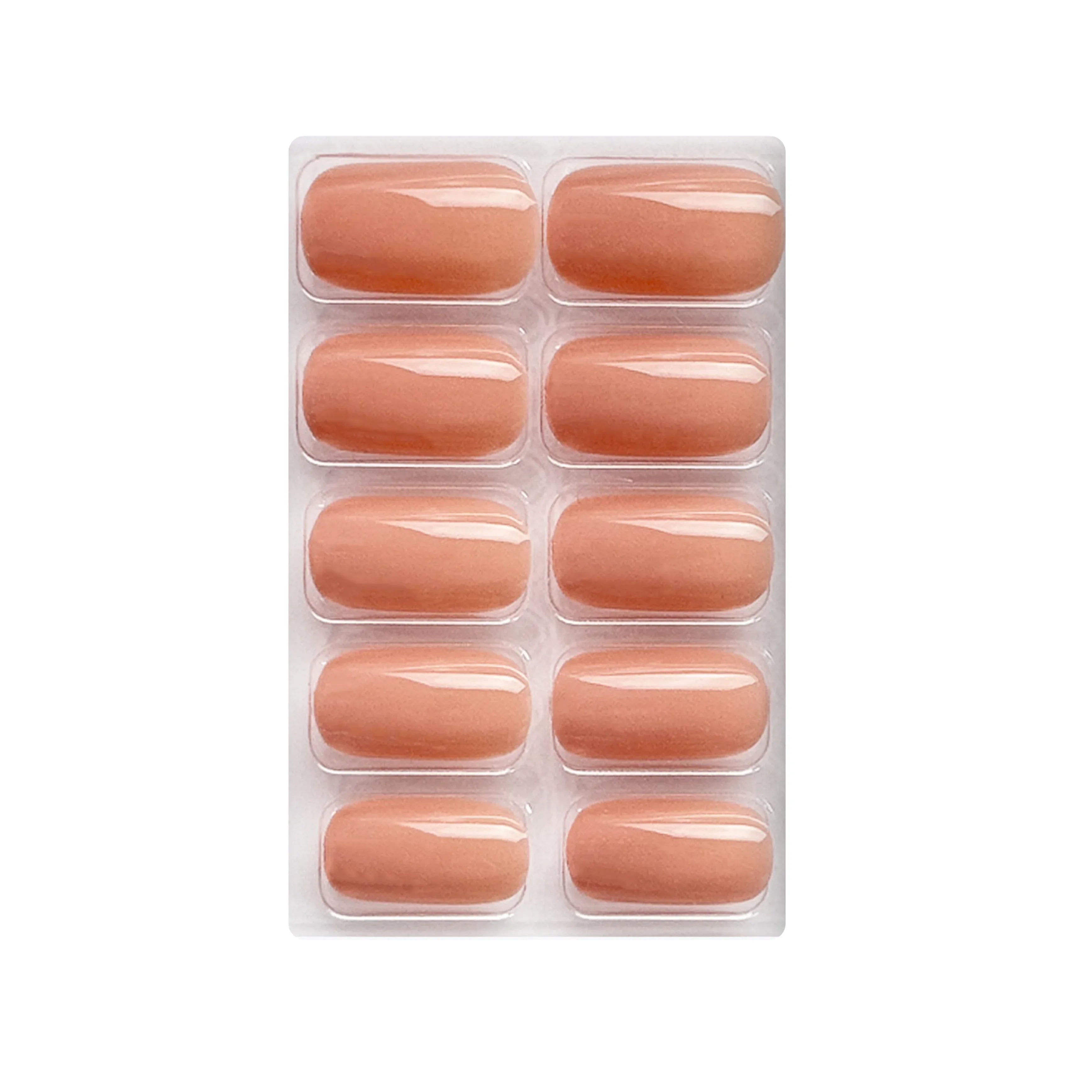 Glossy Solid Color Nails Square(SPN553-SPN578) - Shills Professional