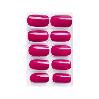 Glossy Solid Color Nails Square(SPN579-SPN604) - Shills Professional