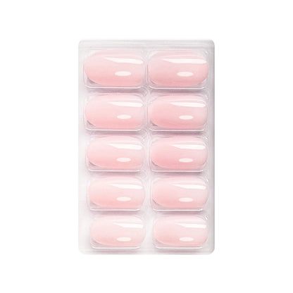 Glossy Solid Color Nails Oval(SPN527-SPN552) - Shills Professional