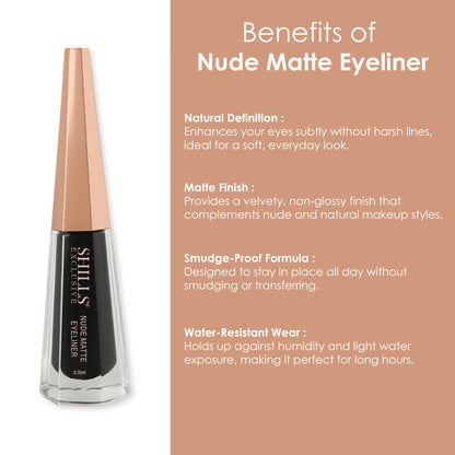 Nude Matte Eyeliner - Shills Professional