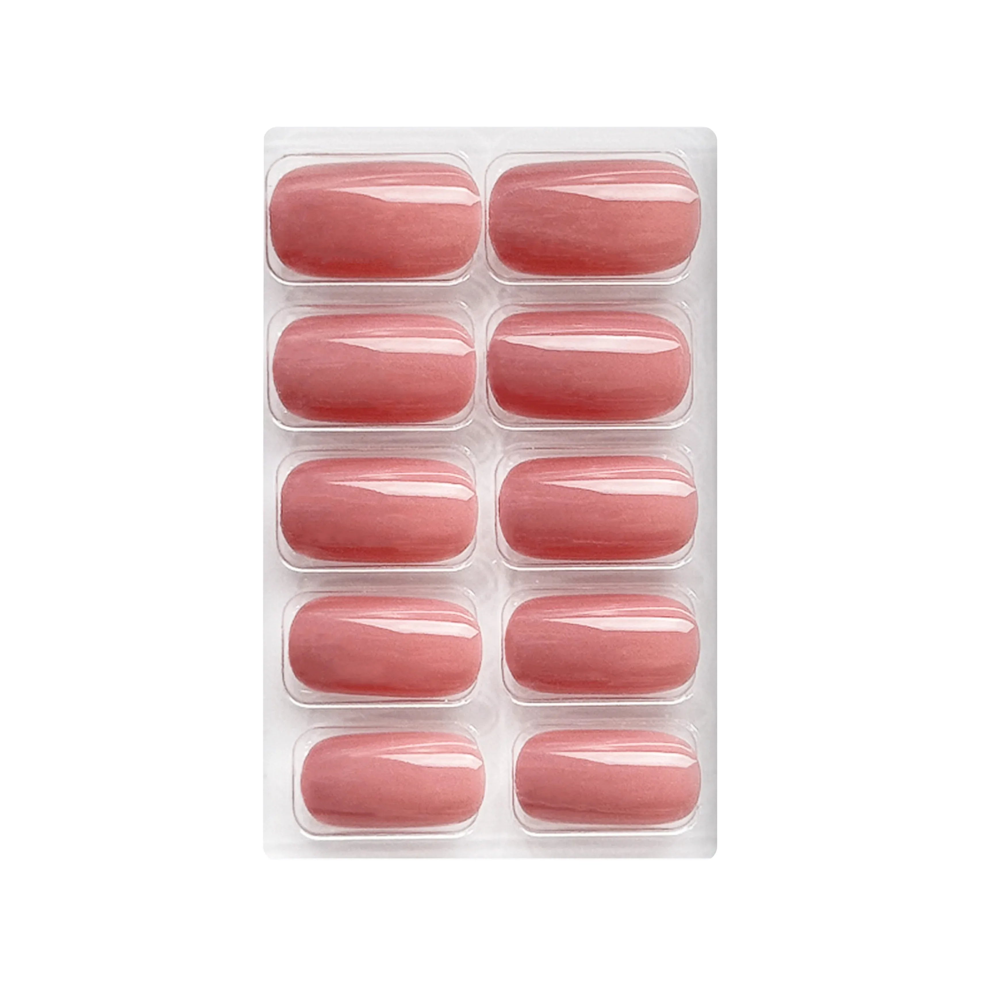 Glossy Solid Color Nails Square(SPN553-SPN578) - Shills Professional