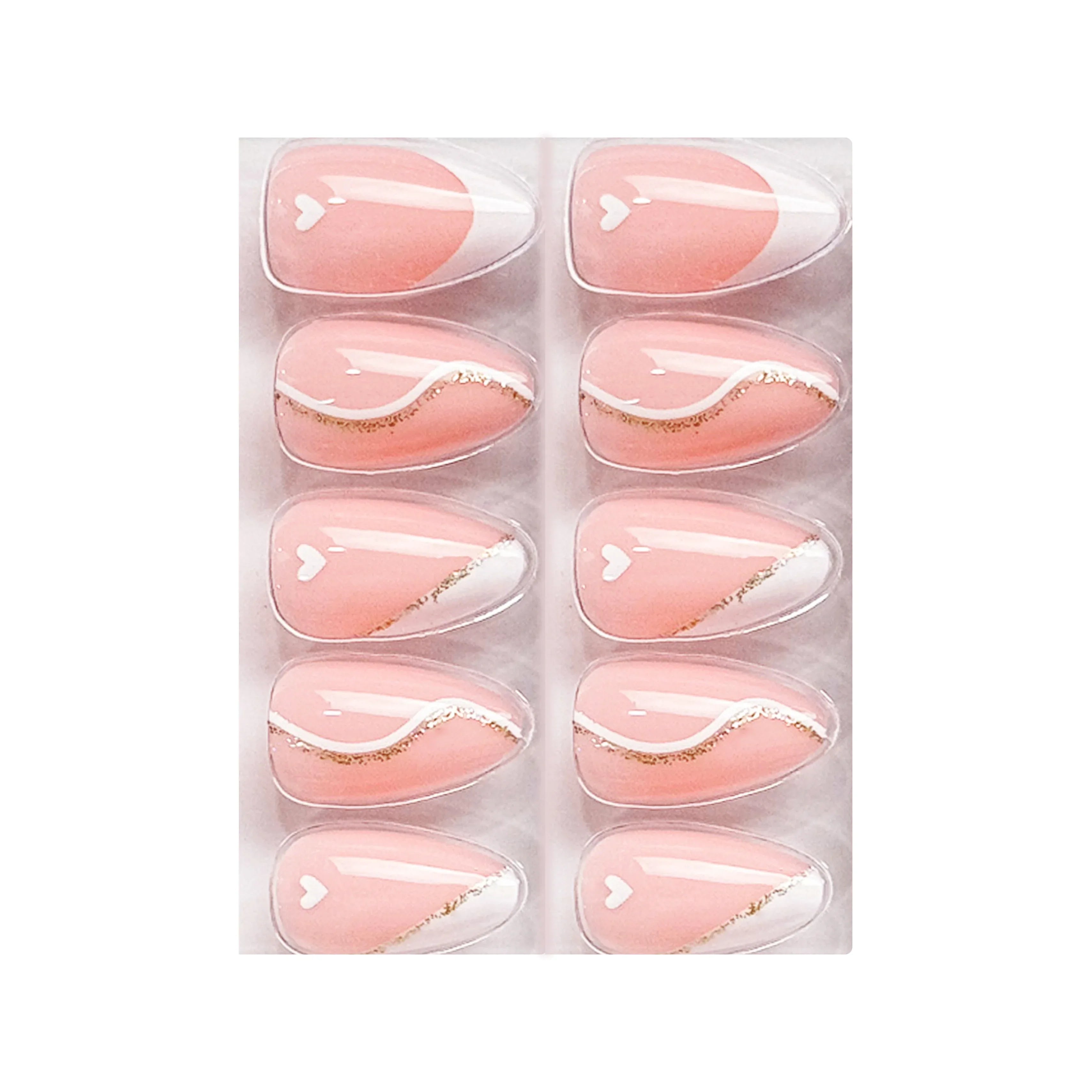 Nail Art Nails Short Almond(SPN687-SPN690) - Shills Professional