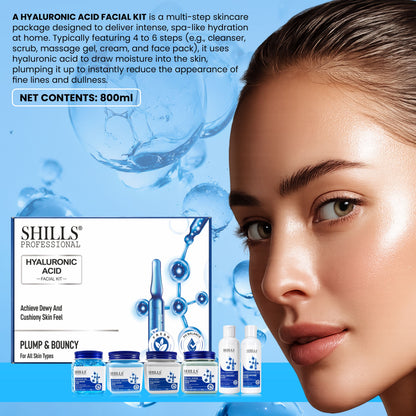 Facial Kit Hyaluronic 800G BLU