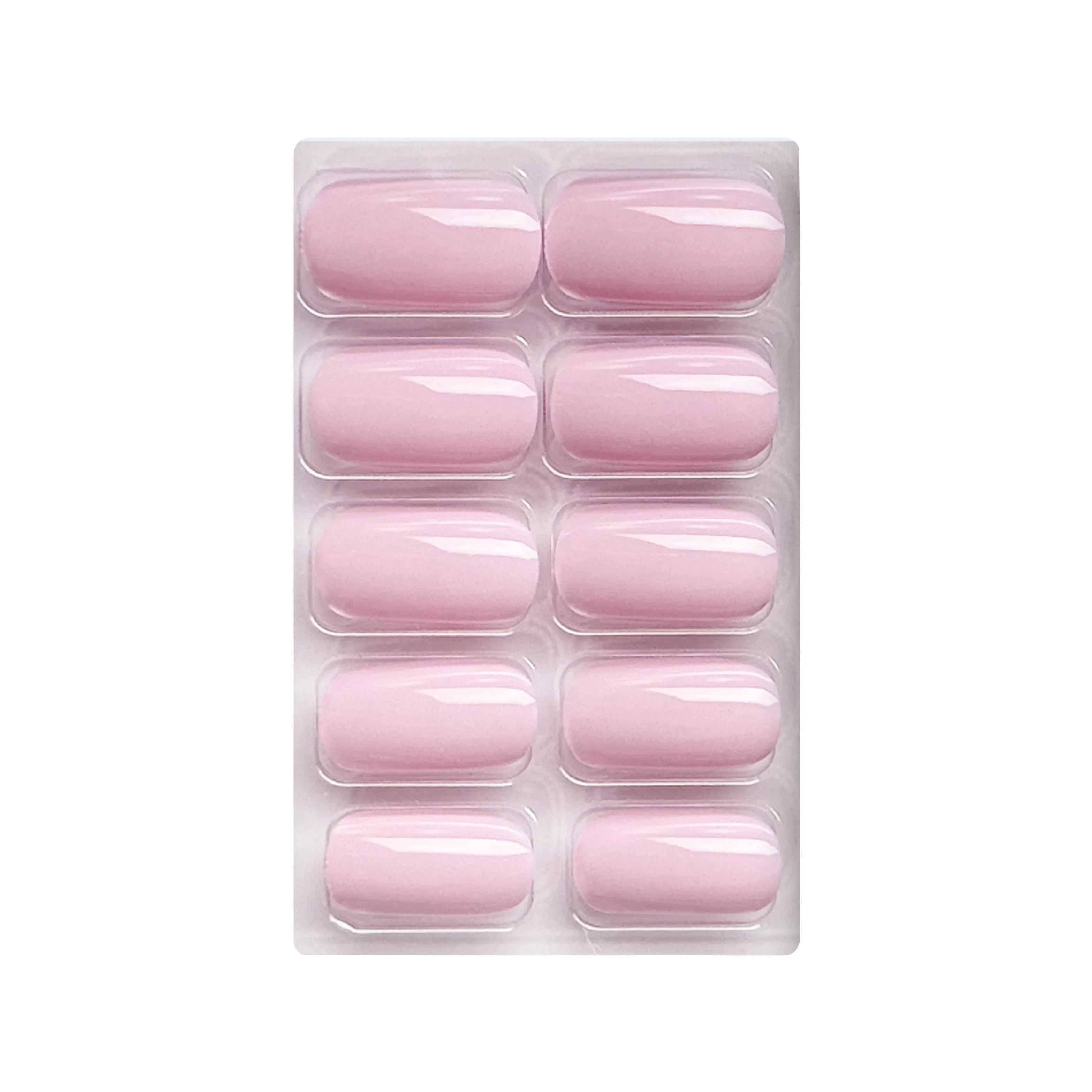 Glossy Solid Color Nails Square(SPN579-SPN604) - Shills Professional