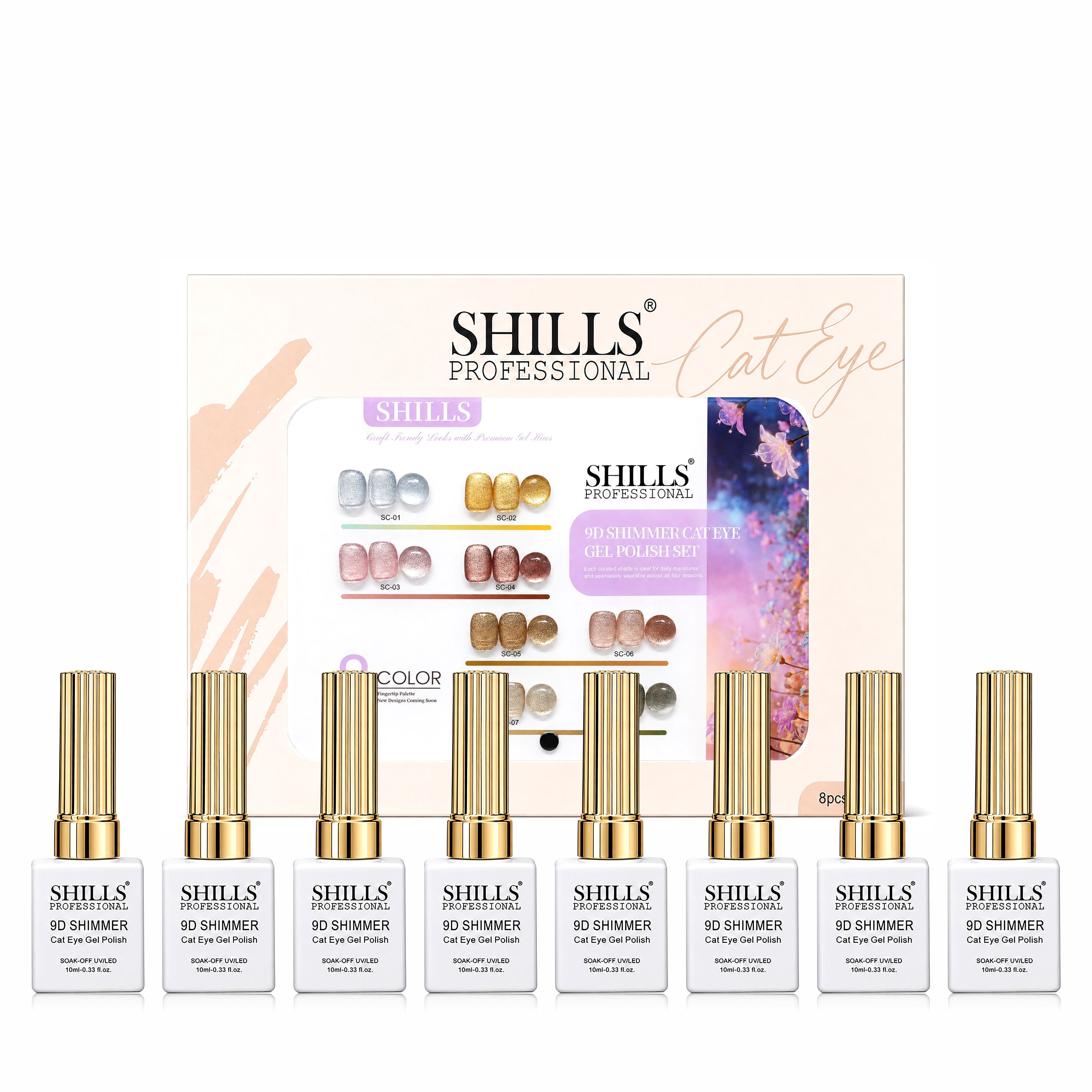 9D Shimmer Cat Eye Gel Polish Set