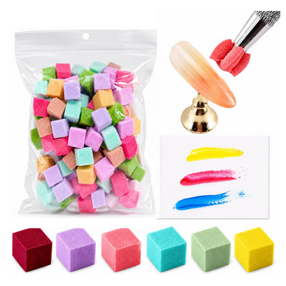 Ombre Sponge Multi Color 100pcs SPN-NOS2 MLT