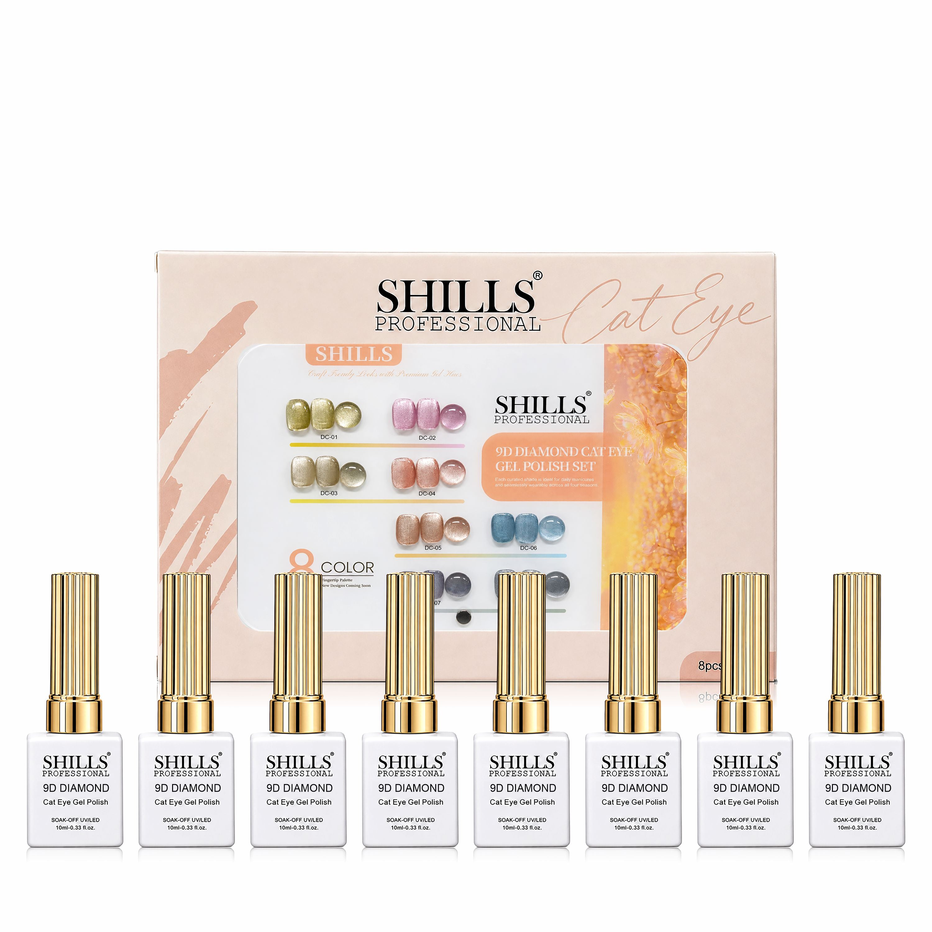 9D Diamond Cat Eye Gel Polish Set