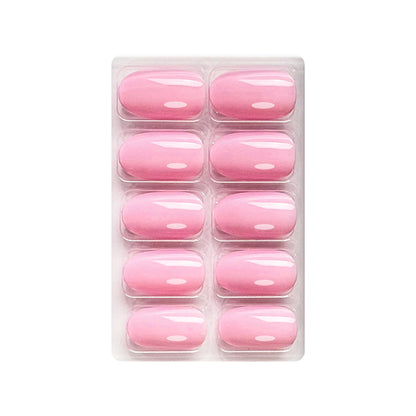 Glossy Solid Color Nails Oval(SPN527-SPN552) - Shills Professional