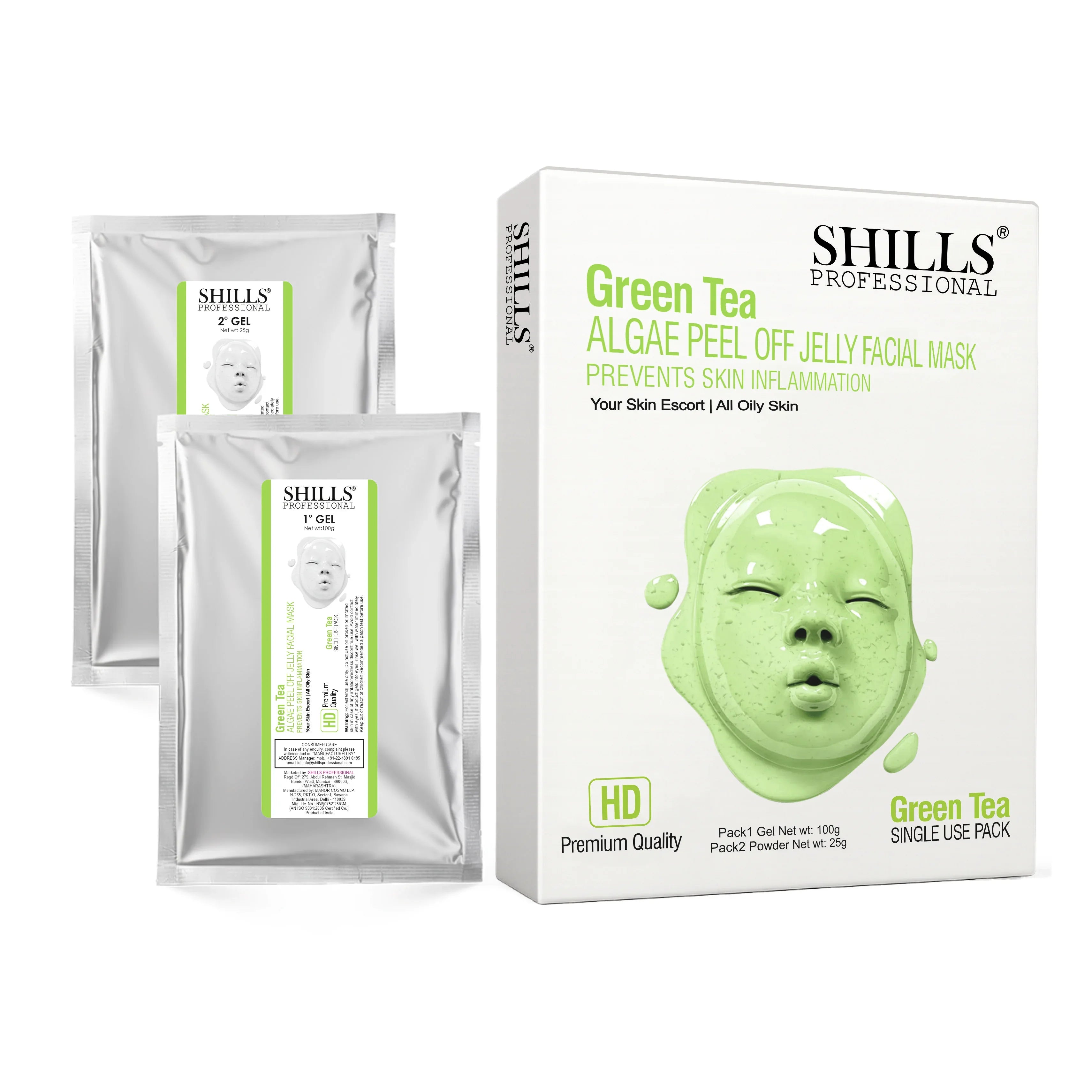 Algae Peel Off Jelly Facial Mask - Shills Professional