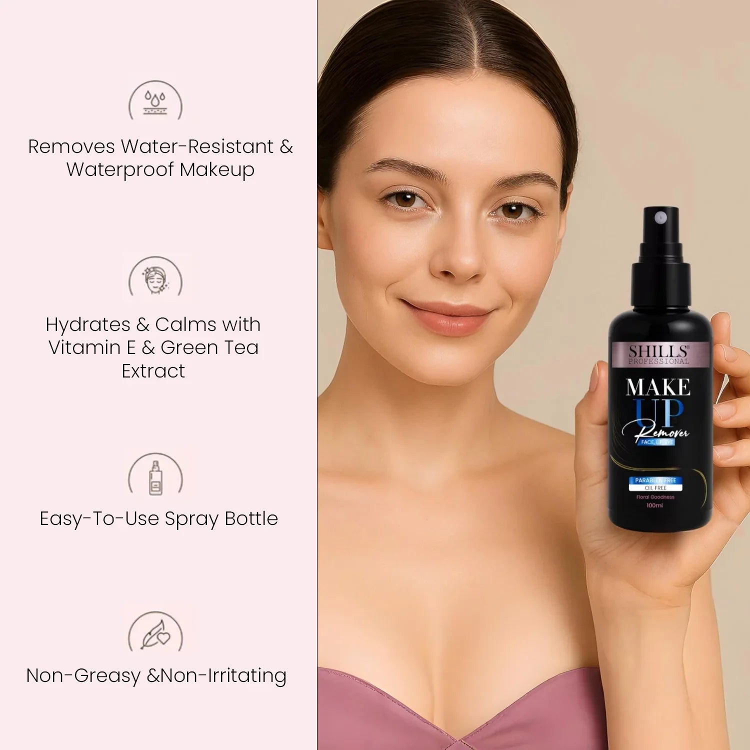 Makeup Remover 100ml - Shills Professional