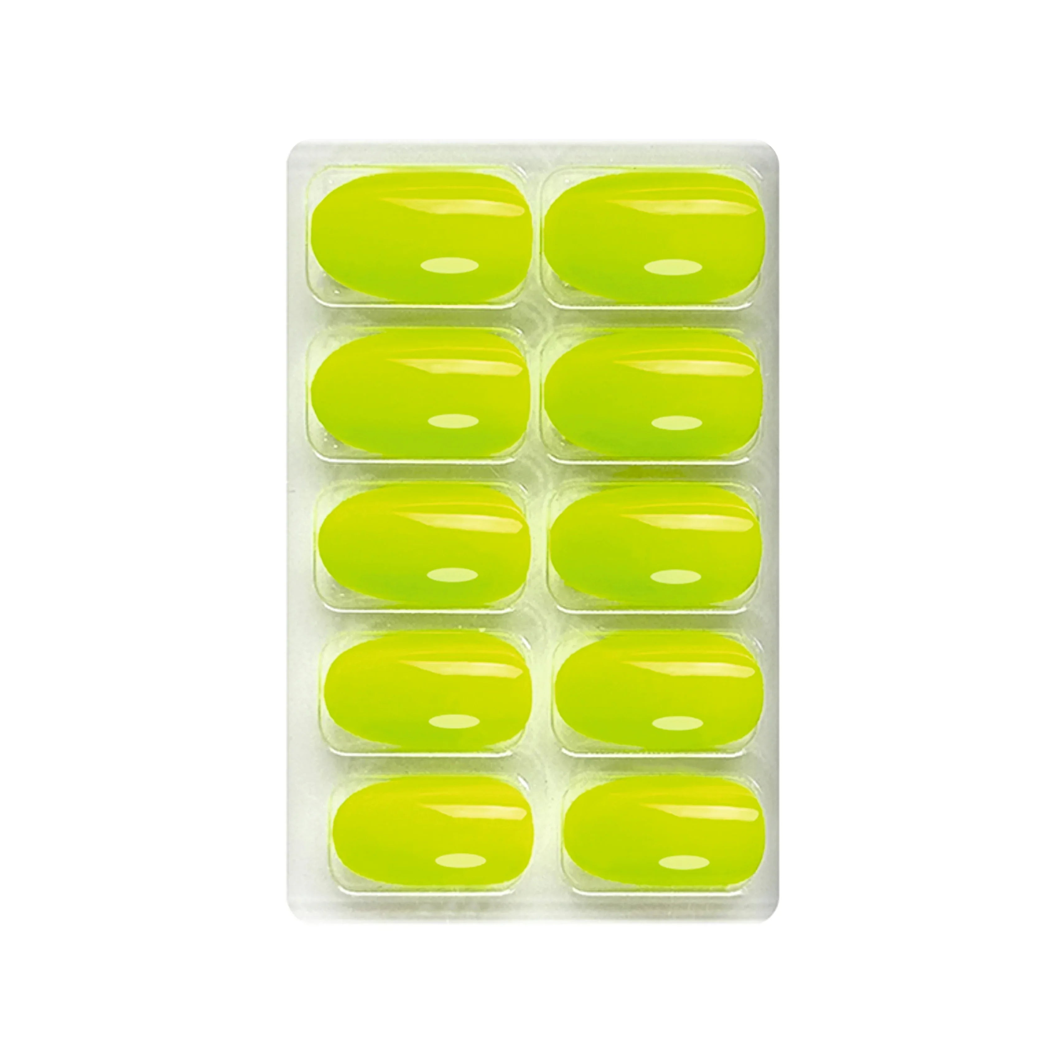 Glossy Solid Color Nails Oval(SPN527-SPN552) - Shills Professional