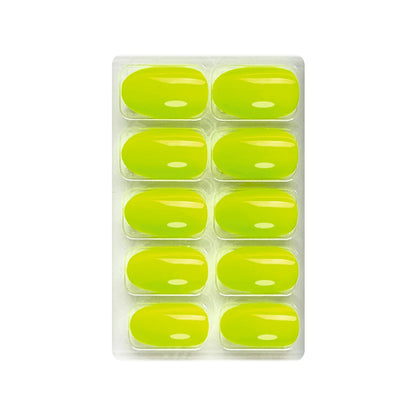 Glossy Solid Color Nails Oval(SPN527-SPN552) - Shills Professional