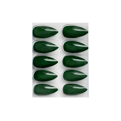 Glossy Solid Color Nails Sharp Almond(SPN605-SPN630) - Shills Professional
