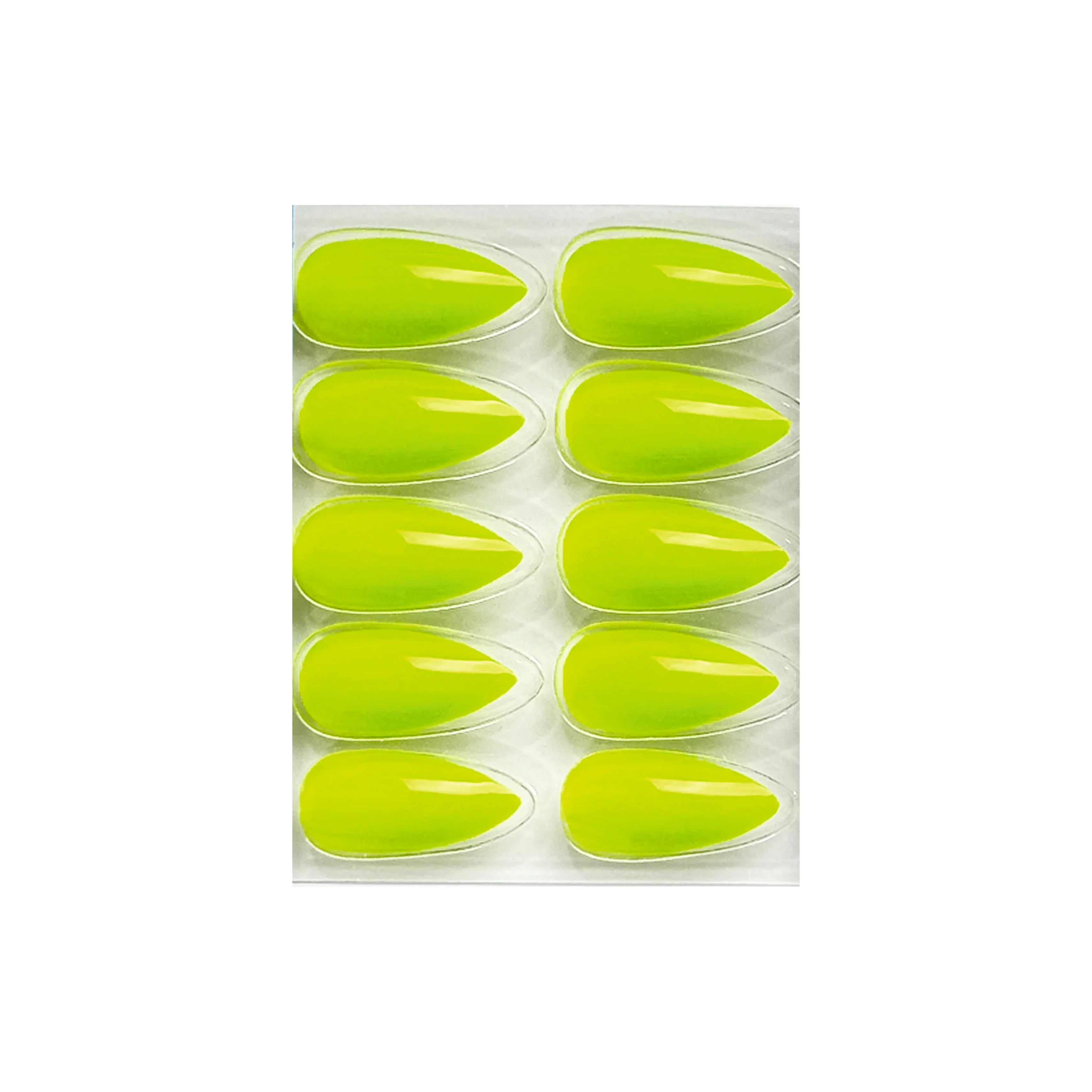 Glossy Solid Color Nails Sharp Almond(SPN631-SPN656) - Shills Professional