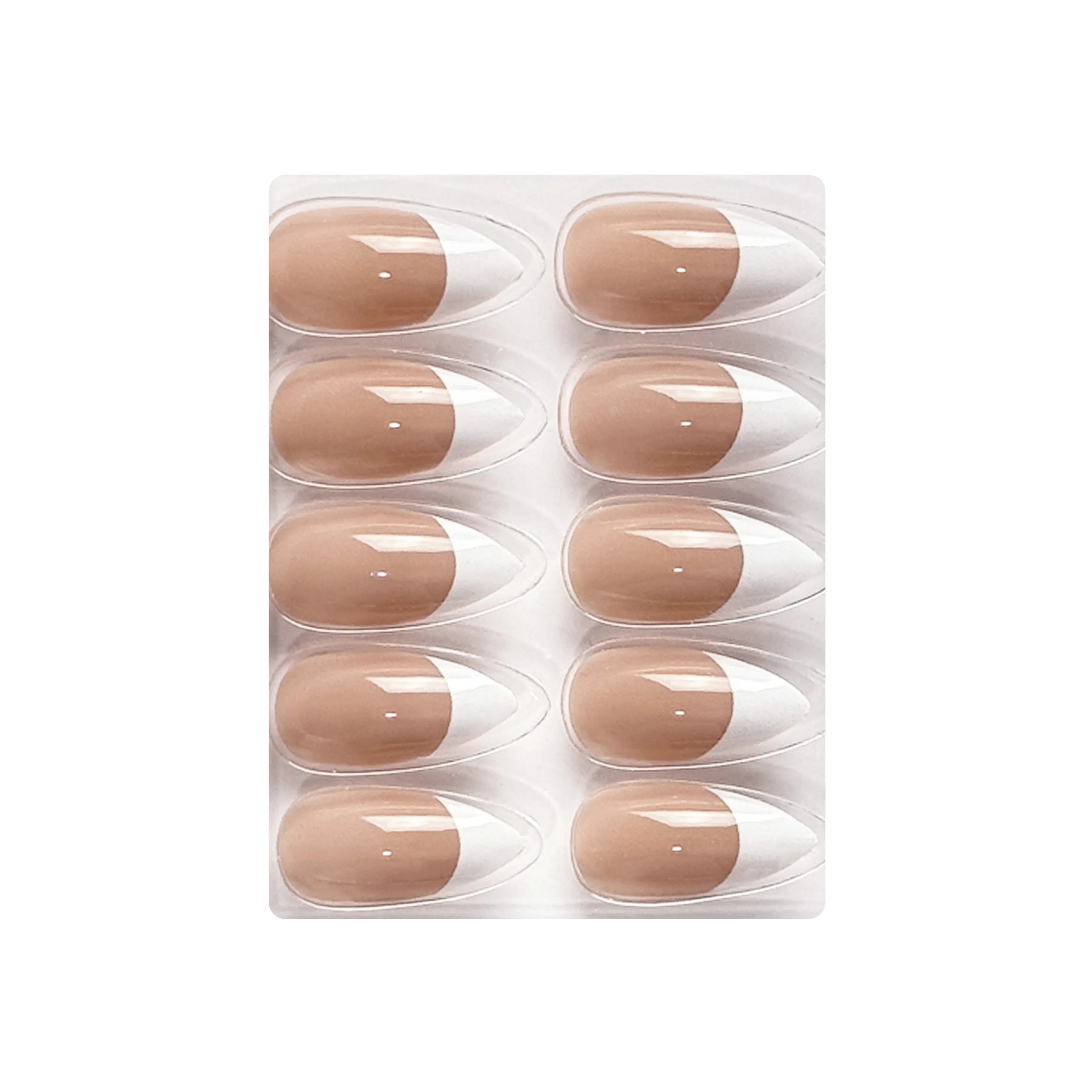 French Nails Sharp Almond (SPN734-SPN746) - Shills Professional
