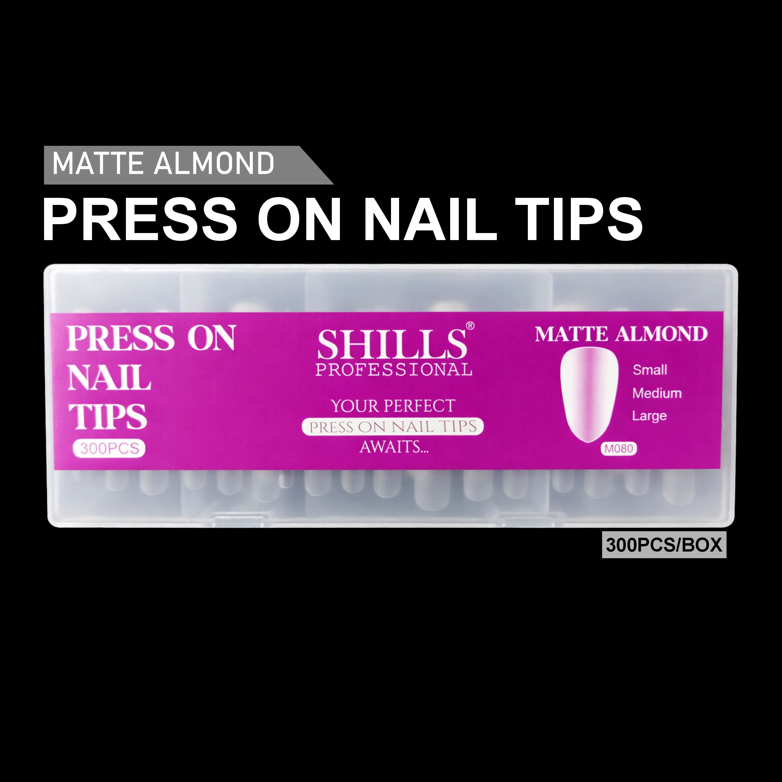 Press On Nail Tips – Matte Almond Shape