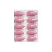 Glossy Solid Color Nails Sharp Almond(SPN631-SPN656) - Shills Professional