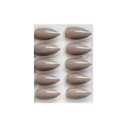 Glossy Solid Color Nails Sharp Almond(SPN605-SPN630)