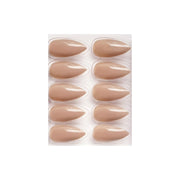 Glossy Solid Color Nails Sharp Almond(SPN605-SPN630)