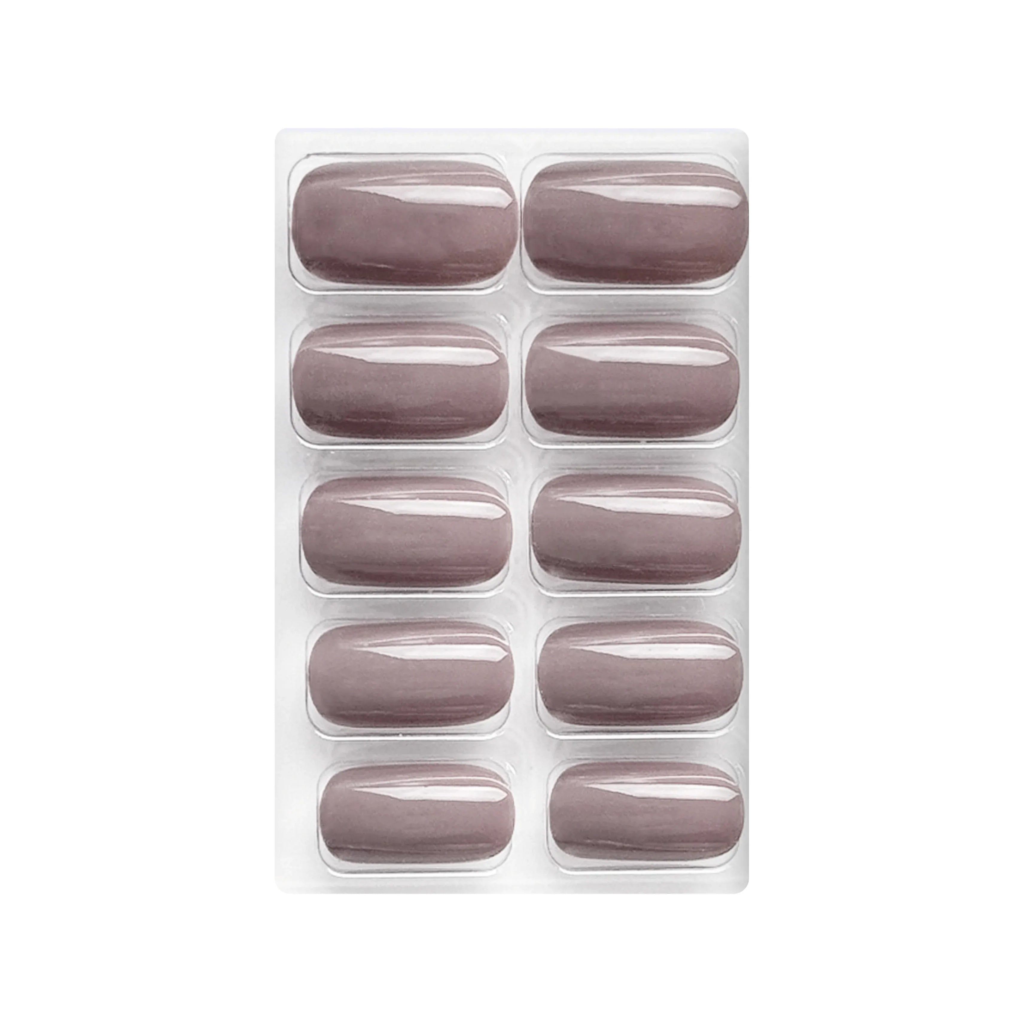 Glossy Solid Color Nails Square(SPN579-SPN604) - Shills Professional