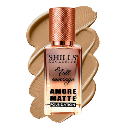 Full Coverage Amore Matte Foundation - Shills Professional