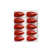 Glossy Solid Color Nails Sharp Almond(SPN605-SPN630)