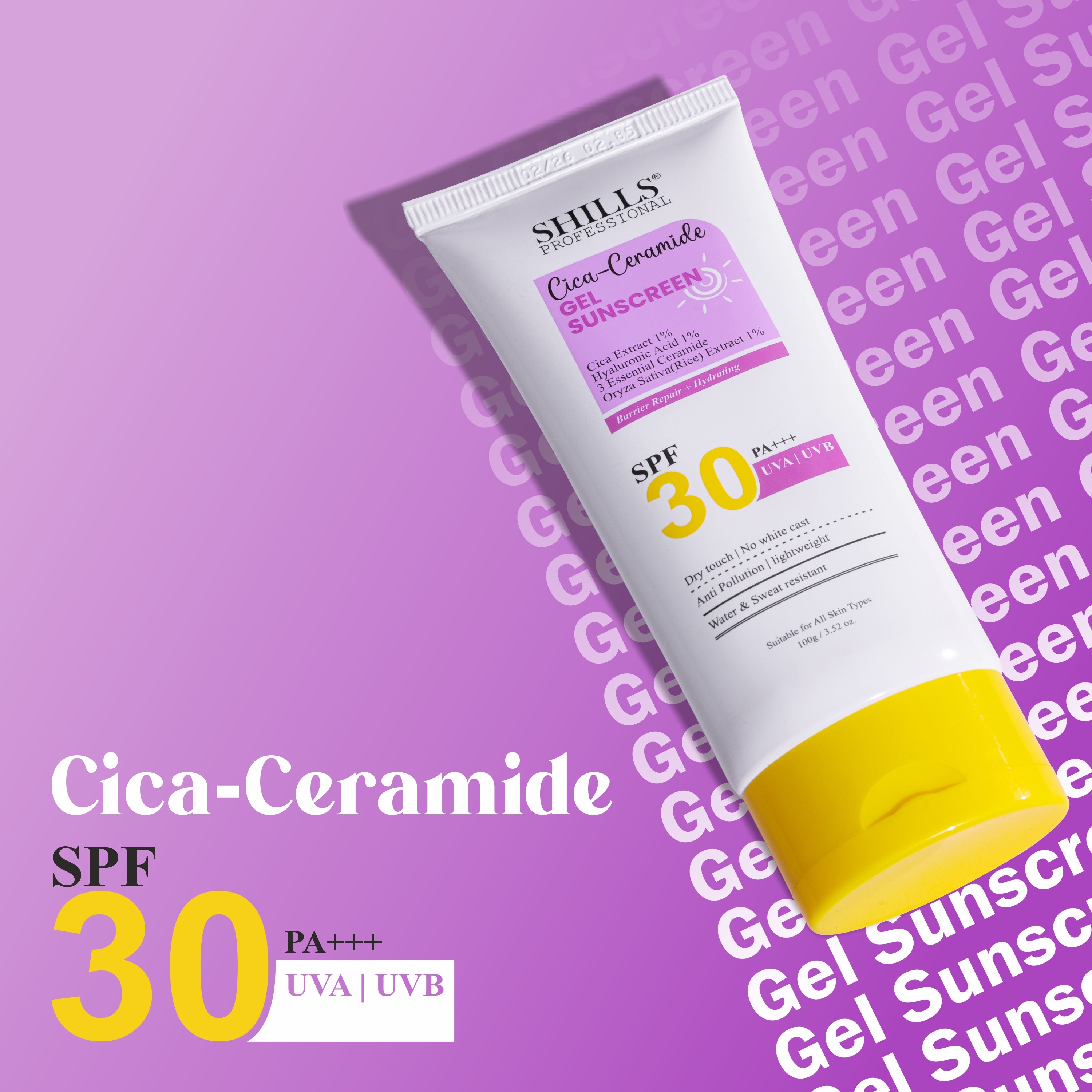 Shills Cica-Ceramide Gel Sunscreen SPF 30 PA+++