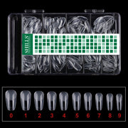 Soft Gel Tips Matte Short T-Shape-PT18-CLEAR