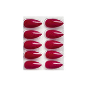 Glossy Solid Color Nails Sharp Almond(SPN605-SPN630)