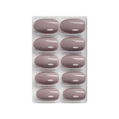 Glossy Solid Color Nails Oval(SPN527-SPN552) - Shills Professional