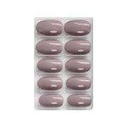 Glossy Solid Color Nails Oval(SPN527-SPN552) - Shills Professional