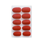 Matte Solid Color Nails Oval(SPN657-SPN666) - Shills Professional
