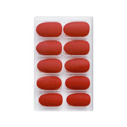 Matte Solid Color Nails Oval(SPN657-SPN666) - Shills Professional