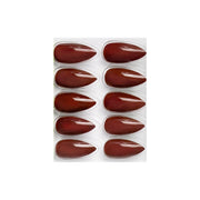 Glossy Solid Color Nails Sharp Almond(SPN605-SPN630)