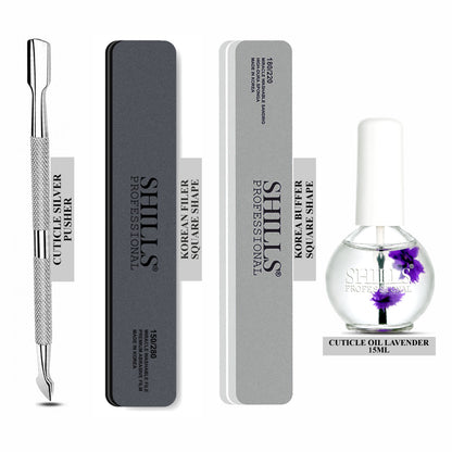 Nail Care Kit with Cuticle Oil & Nail Prep
